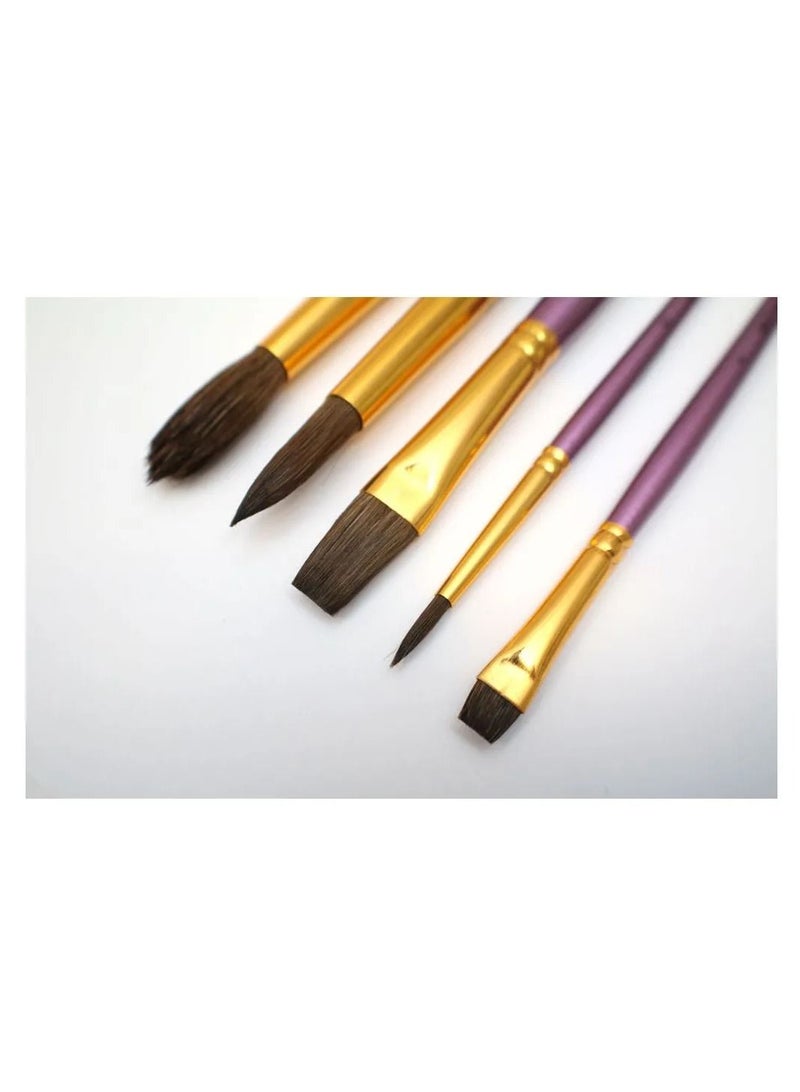 Mont Marte Gallery Series Brush Set Watercolour 5 pces - Image 2