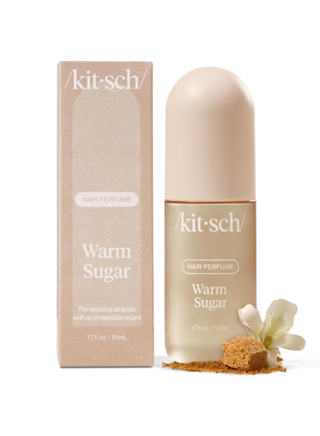 Kitsch Kitsch Warm Sugar Hair Perfume For Women - Clean, Deodorizing, and Patented Odor-Eliminating Technology, Body Mist - Freshen Hair, Body & Pillows - Sweet Pink Grapefruit & Warm Vanilla Scent - 50ml  - Image 1