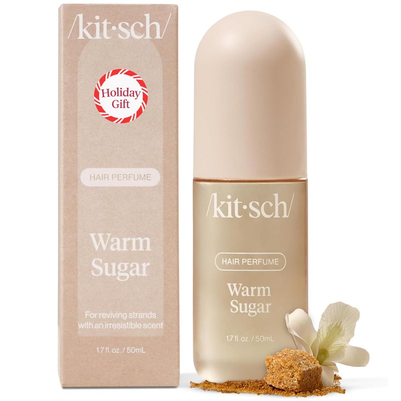 Kitsch عطر شعر كيتش وورم سكر للنساء - نظيف، مزيل للروائح، وتكنولوجيا حاصلة على براءة اختراع لإزالة الروائح، رذاذ للجسم - لإنعاش الشعر، الجسم والوسائد - رائحة جريب فروت وردي حلو وفانيليا دافئة - 50 مل - Image 1