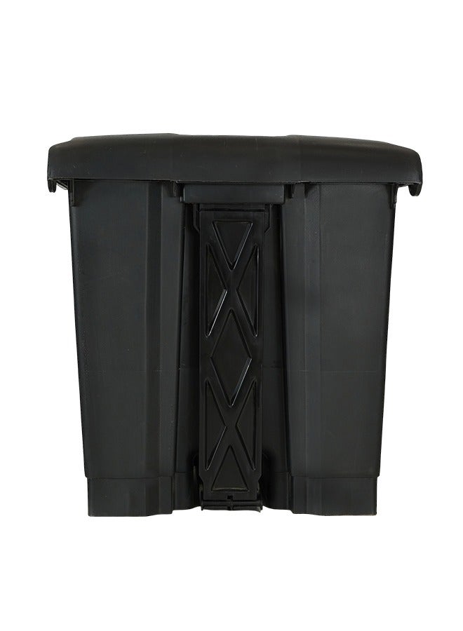 مجال العربية سلة مهملات دعسة ( 30 لتر ) لون اسود - Image 2