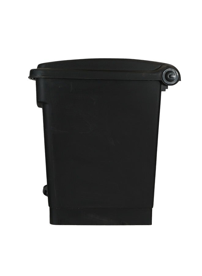 مجال العربية سلة مهملات دعسة ( 30 لتر ) لون اسود - Image 3