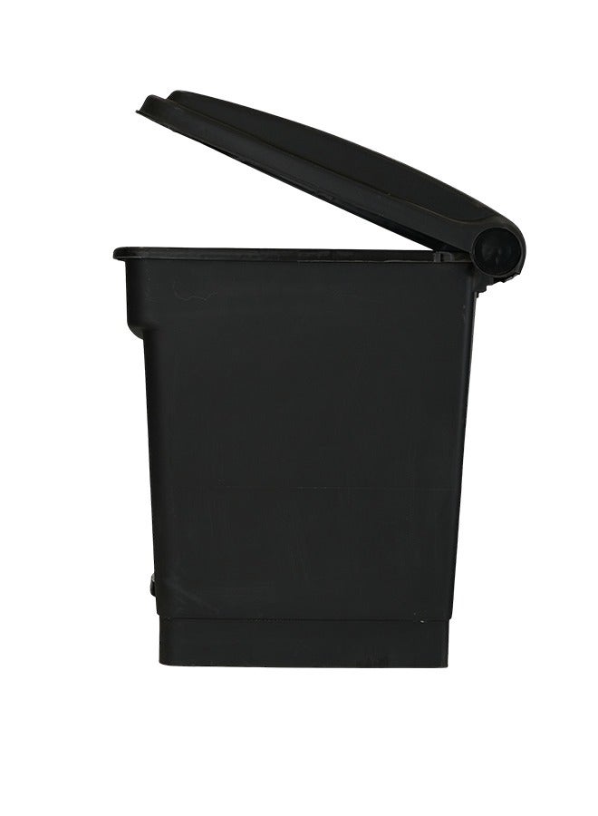 مجال العربية سلة مهملات دعسة ( 30 لتر ) لون اسود - Image 4