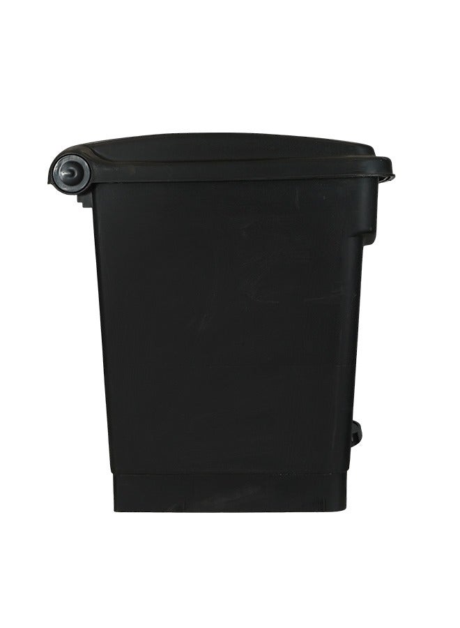مجال العربية سلة مهملات دعسة ( 30 لتر ) لون اسود - Image 5