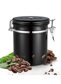 Stainless Steel Airtight Canister Coffee Bean Food Storage Container 1.8L with Vent Valve for Tea Sugar Flour, Vacuum Sealed Container, Grounds Tin - pzsku/Z9D88B7557F6946284969Z/45/_/1666386987/b90eaadb-033b-40df-854b-83c3ed945010