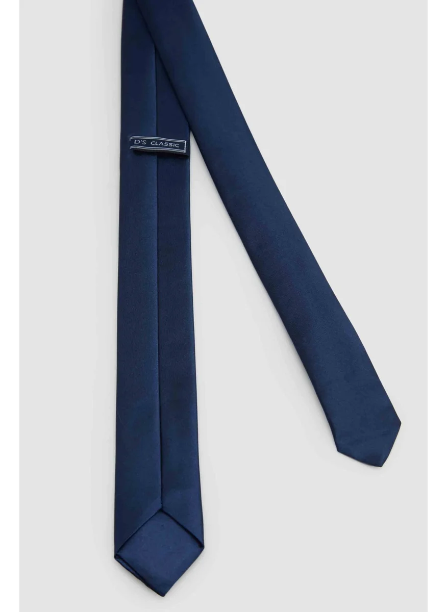 D'S DAMAT D'S Groom Navy Blue Plain 4 cm Tie