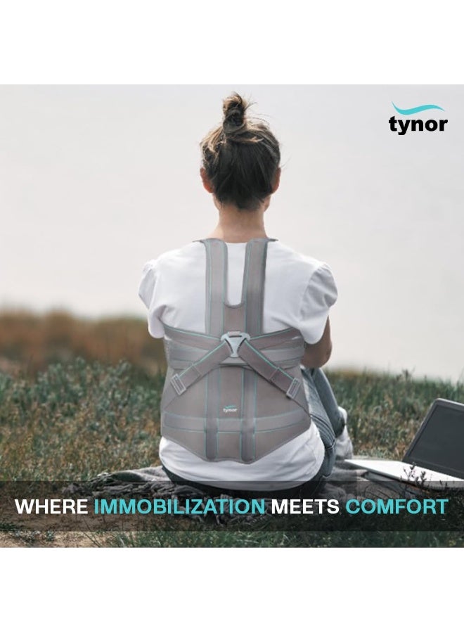 تاينور TYNOR دعامة تايلور الطويلة، رمادي، مقاس XXL، قطعة واحدة - Image 4