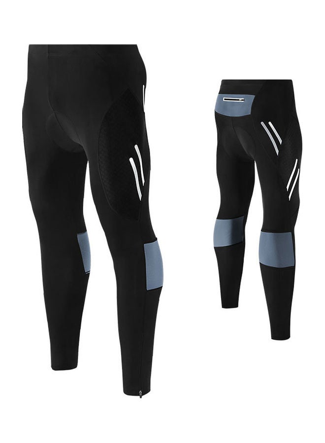 NIBEMINENT Men's Cycling Bike Pants 4D Padded Long Bicycle Compression Tights Breathable Trousers 3XL 30 x 3 30cm - Image 1