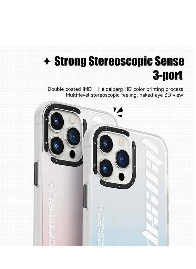 Rock Space Impression Inshare Protective Case for iPhone 13 Pro Max white/blue