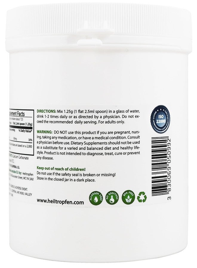 Heiltropfen Calcium Carbonate Powder | 2 Pound - 907 g | Dietary Supplement | Highest Purity Limestone | CaCO3 | Heiltropfen® - Image 3