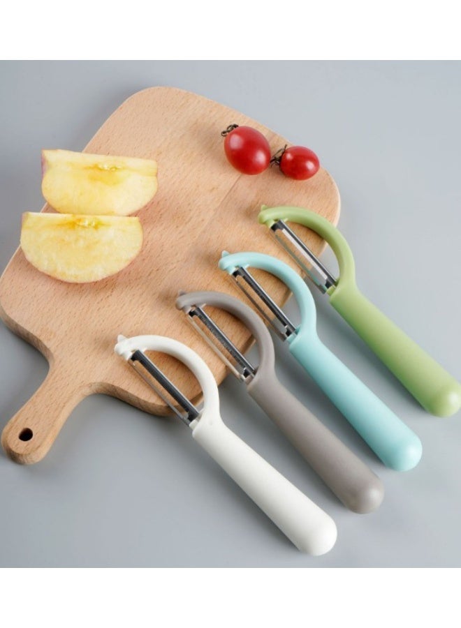 Stainless Steel Potato Vegetable & Fruit Peeler Rust Resistant Imported Assorted Colors 2 Pieces multi colour - Image 1
