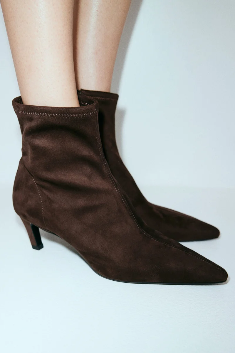 H&M Heeled sock boots