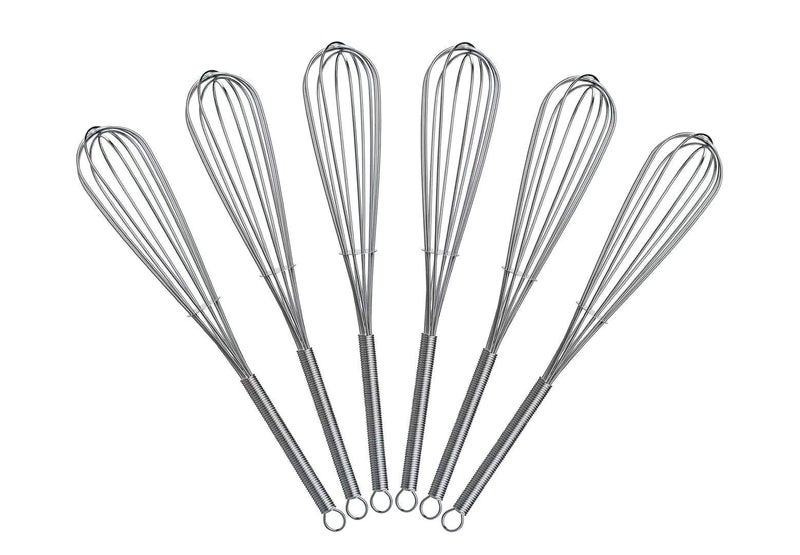Keewah 8 inch Mini Wire Whisk 6 Pack - Stainless Steel - Image 1