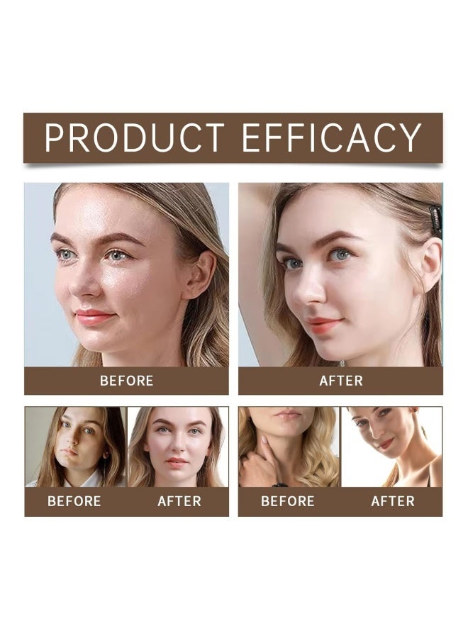 3 قطع دبوس شعر غير مرئي لشد الوجه الفوري، أربطة شد الوجه مع مشابك، أربطة تنحيف الوجه غير المرئية المحمولة، شريط رفع الوجه قابل لإعادة الاستخدام، أشرطة رفع غير مرئية للنساء - Image 5