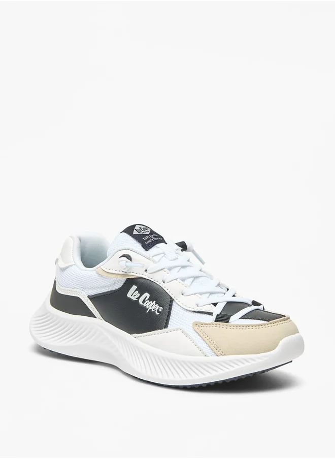 لي كوبر Boy's Colourblock Sneakers with Lace-Up Closure