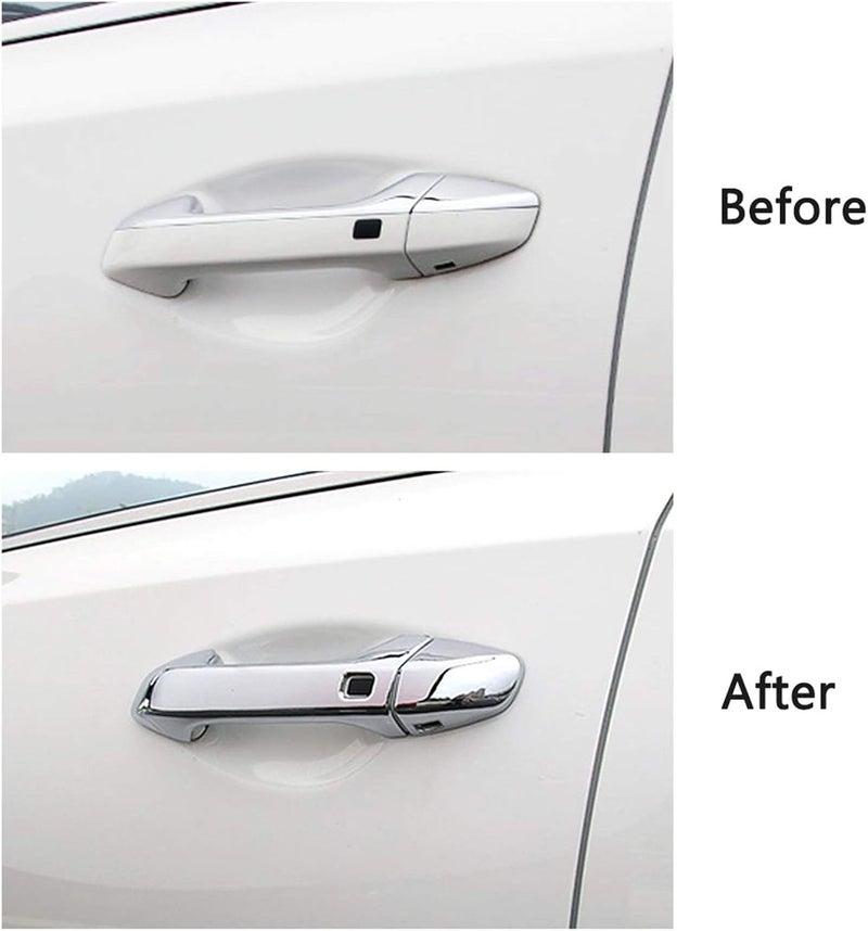 QASULER Chrome Door Handle Cover Trim for Kia Forte K3 - Image 3