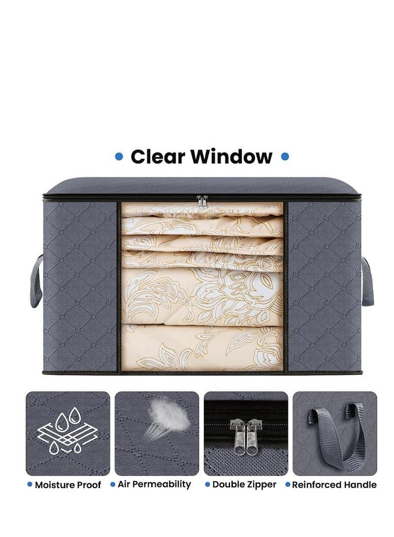 6 Piece Storage Containers for Bedroom, Closet and Blankets Organization - Image 3