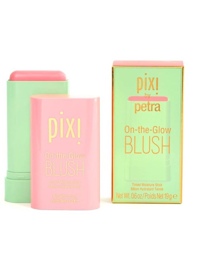 pixi Pixi On-the-Glow Blush - Fleur, Hydrating Tinted Moisture Blush Stick with Ginseng, Aloe Vera & Fruit Extracts, For Cheeks & Lips, 19g / 0.6oz, Paraben-Free  - Image 1