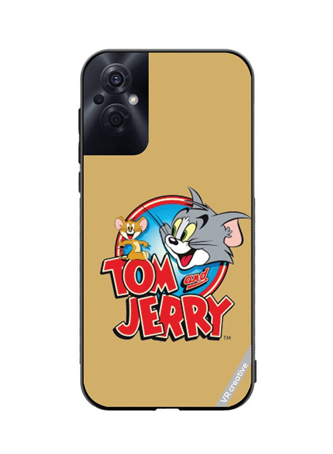 VR CREATIVE Protective Case Cover For Oppo Reno8 Z Tom And Jerry Design Multicolour - Image 1