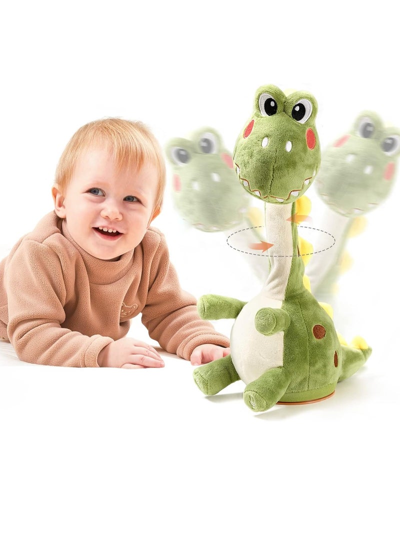 JOGAMS Talking Dancing Dinosaurs Electronic Plush Musical Toy with Recording Repeating Baby Toy Gifts  - Image 1