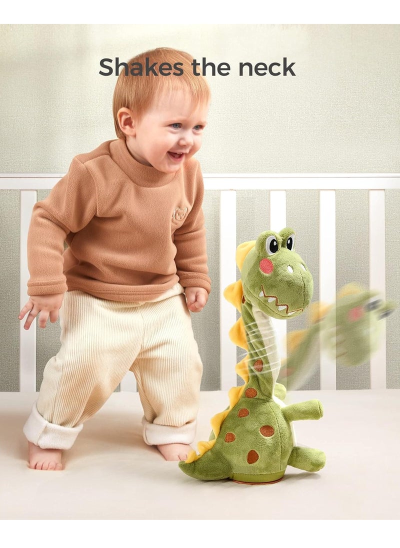 JOGAMS Talking Dancing Dinosaurs Electronic Plush Musical Toy with Recording Repeating Baby Toy Gifts  - Image 4