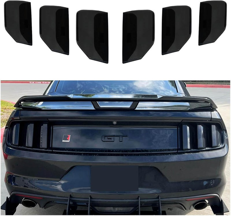 WildWell Tail Light Covers for Ford Mustang 2015-2017 - Image 1
