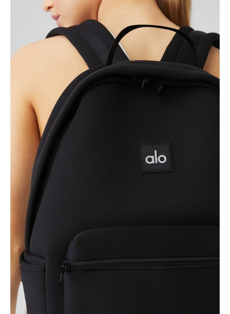 Alo Dual-Shoulder Backpack, Waterproof Matte Black Gym Bag - Image 5