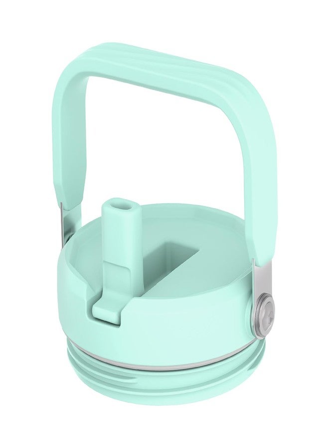 Cafezi Replacement Lid with Flip Straw and Top Handle, Fits Only Cafezi 30oz/40oz/50oz/64oz Tumblers, Screw On (Light Green) - Image 1