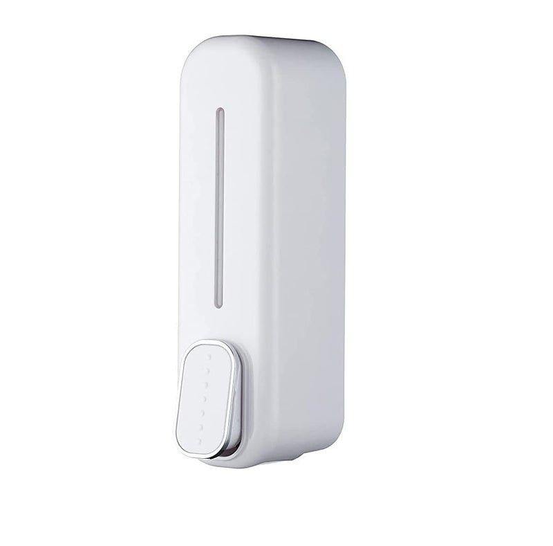Bathoyum ABS 350Ml Handwash Soap Shampoo Liquid Soap Dispenser for Bathroom Kitchen (White, 1) - Image 1