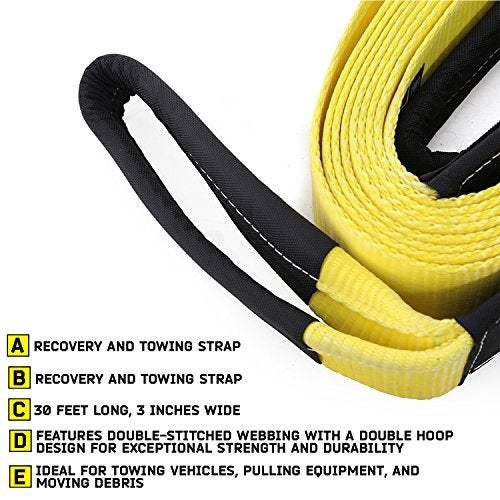 SmittyBilt TOW STRAP 3IN X 30FT - SBCC330 - Image 5