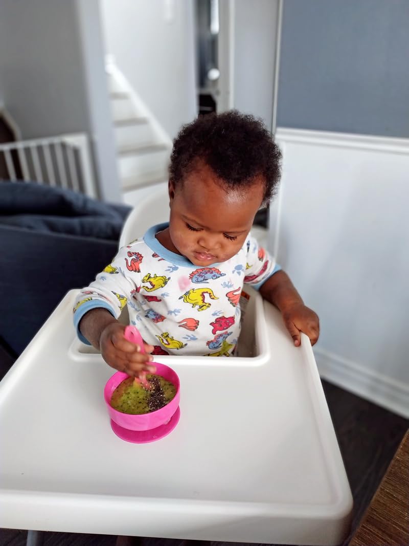 ChooMee Silicone Baby Suction Bowls | Non Slip Extra Strong Suction Base with Durable and Firm Bowl | Ideal for Infant and Toddler Baby Led Feeding | Small 2 CT - Image 2