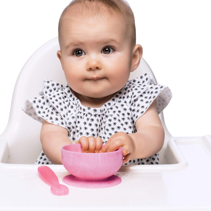 ChooMee Silicone Baby Suction Bowls | Non Slip Extra Strong Suction Base with Durable and Firm Bowl | Ideal for Infant and Toddler Baby Led Feeding | Small 2 CT - Image 4
