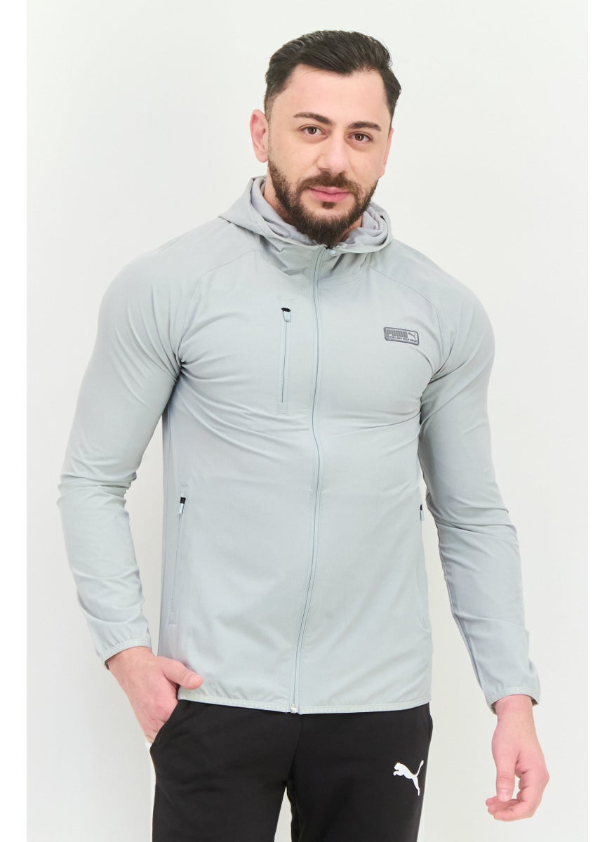 PUMA Men Sportswear Fit Long Sleeve Outdoor Jacket, Grey  - Image 1