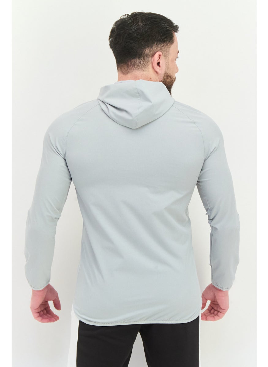 PUMA Men Sportswear Fit Long Sleeve Outdoor Jacket, Grey  - Image 3