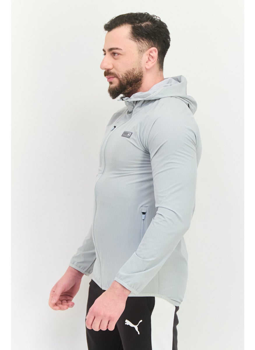 PUMA Men Sportswear Fit Long Sleeve Outdoor Jacket, Grey  - Image 2