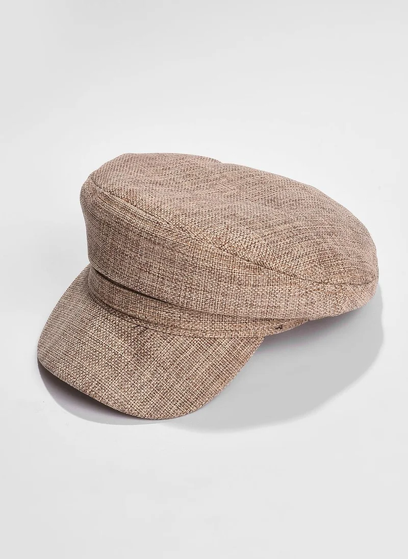 Haute Sauce Beige Solid Visor Cap