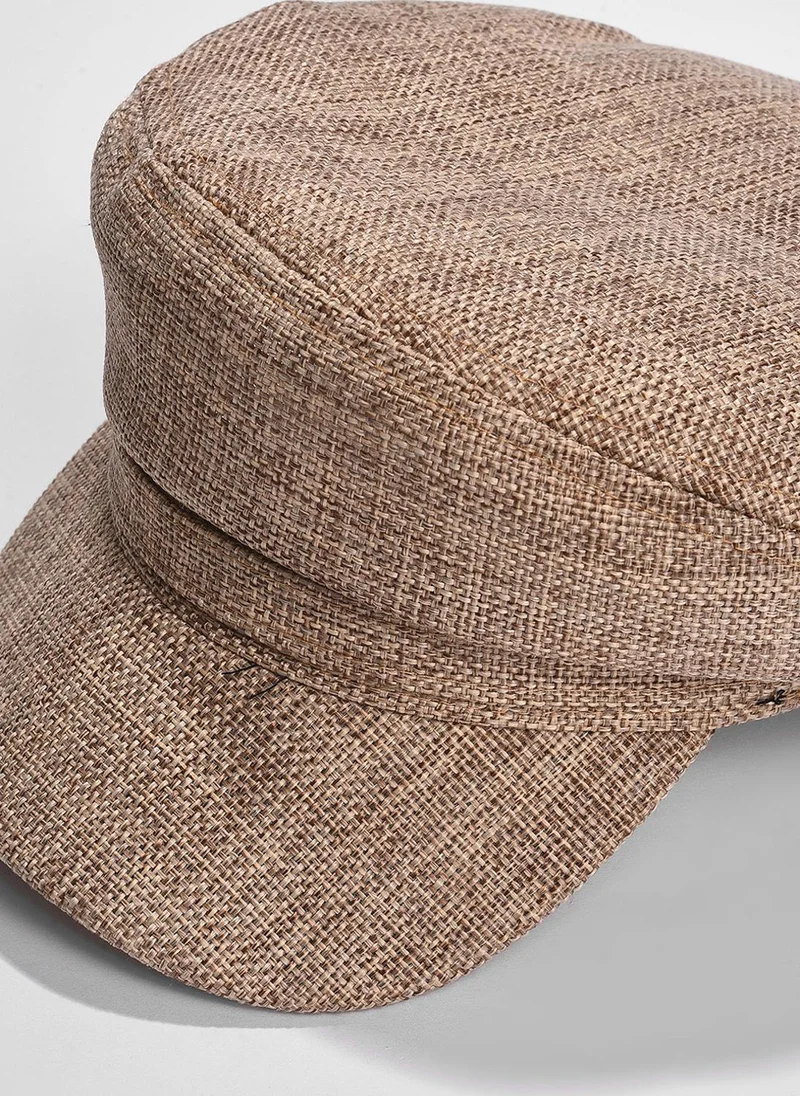 Haute Sauce Beige Solid Visor Cap