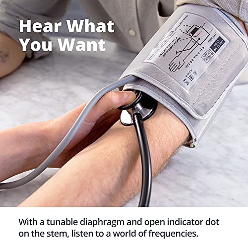 Greater Goods Dual-Head Stethoscope–Clinical Grade, Lightweight, High-Precision Sound, Ideal for Doctors, Nurses, Students, and Medical Professionals, FSA and HSA Eligible (Black and Stainless Steel) - Image 4