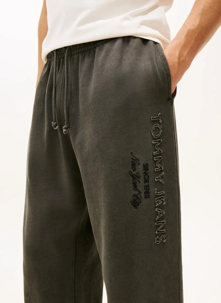 تومي جينز بنطلون برباط أساسي