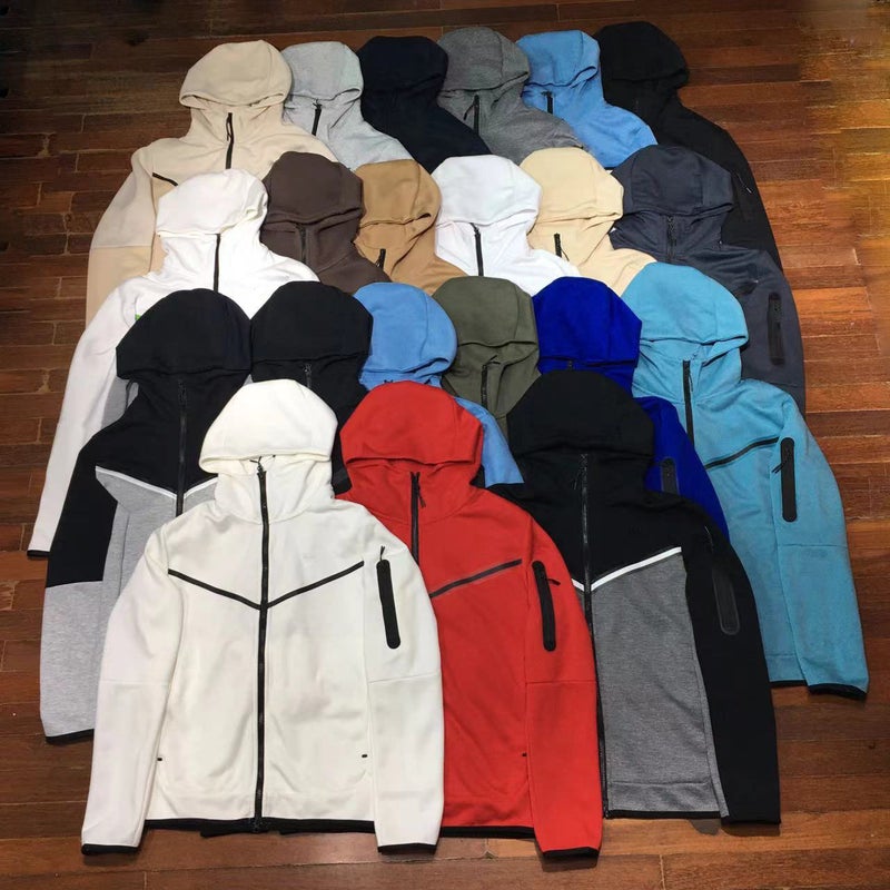 2024 Casual Sports Cotton Air Layer Hooded Zipper Cardigan Men'S Jacket 490 Coat - Image 2