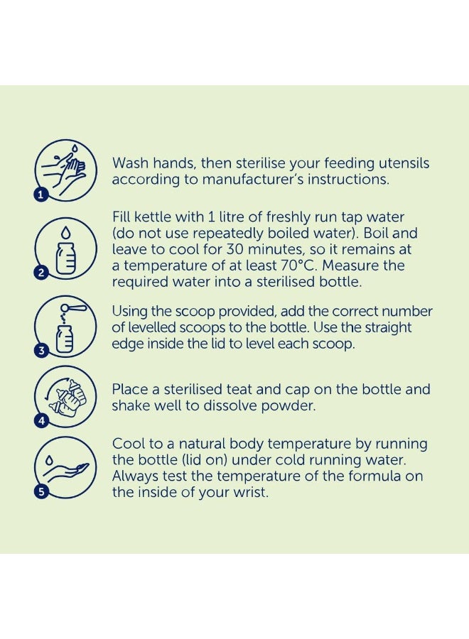 كينداميل حليب ماعز للأطفال الرضع، المرحلة الأولى، 800 غرام - Image 4