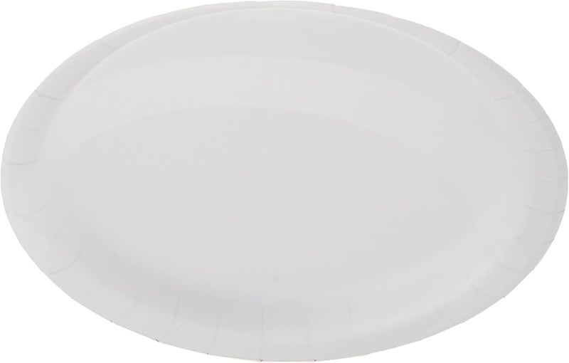 Unique Round Dinner Paper Plates  9 Football Party 8 PcsBrownWhite Pack of 2 - Image 4