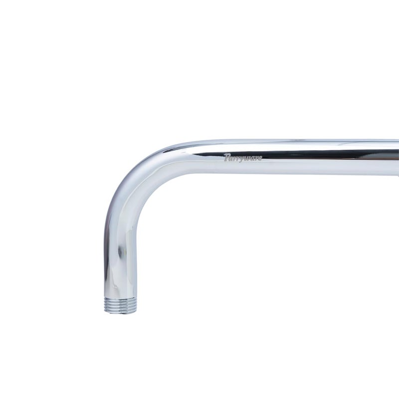 PARRYWARE Wall Mounted Shower Arm Chrome 380 mm 15 inch Long Round 90 Degree Bend Brass Body Shower Arm for Over Head Shower for Bathroom T9802A1 - Image 2