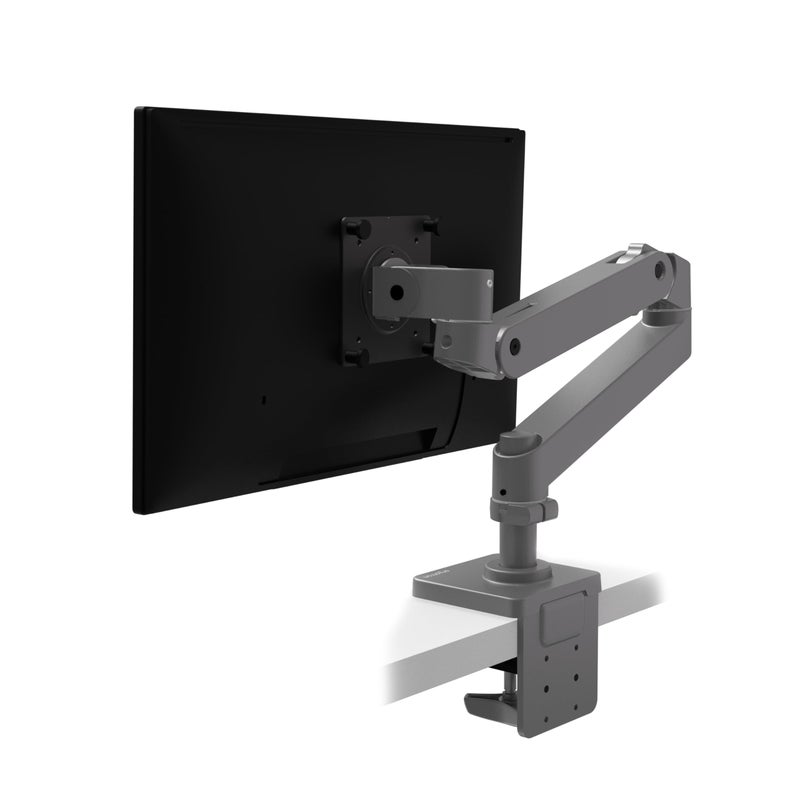 Ergotron Upgraded LX Pro Premium Monitor Arm Single Monitor Desk Mount fits Flat Curved Ultrawide Computer Monitors up to 34 Inches 4 to 22 lbs VESA 75x75mm or 100x100mm Dark Grey - Image 2