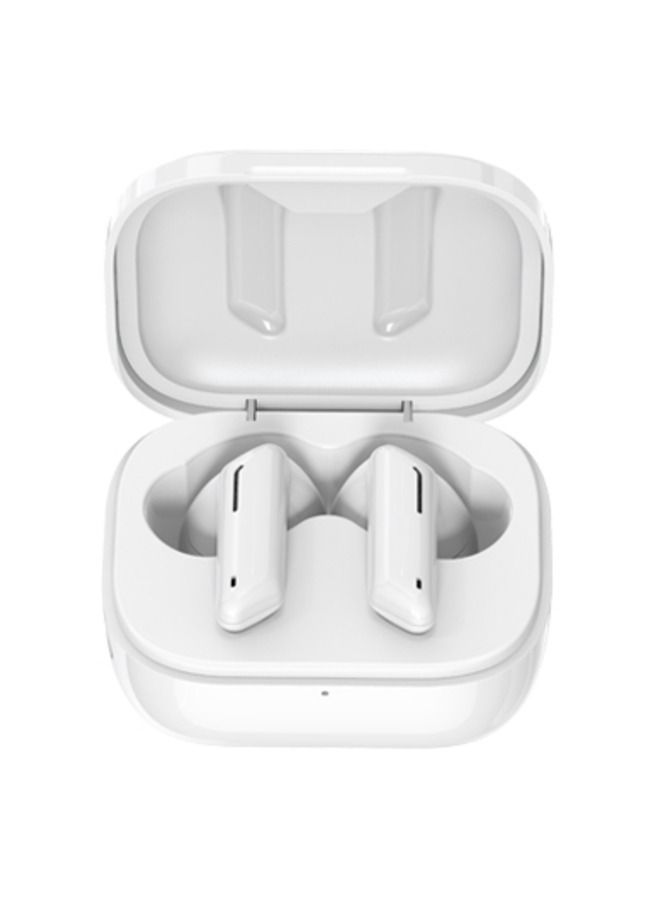 أوي AWEI سماعات أذن رياضية لاسلكية حقيقية بيضاء مع علبة شحن - Image 1