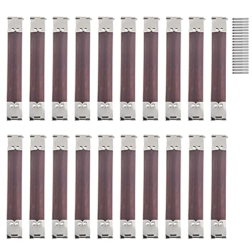 CHENJIN Handbag Hinge Spring Clip 20PCS 100x13mm / 3.94x0.51inch Metal Internal Flex Frames Kiss Clasps Sewing Internal Hinges Spring Clips For Bag Coin Purse Handbag Wallet DIY Craft - Image 1