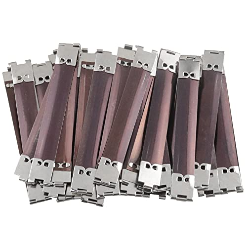 CHENJIN Handbag Hinge Spring Clip 20PCS 100x13mm / 3.94x0.51inch Metal Internal Flex Frames Kiss Clasps Sewing Internal Hinges Spring Clips For Bag Coin Purse Handbag Wallet DIY Craft - Image 5