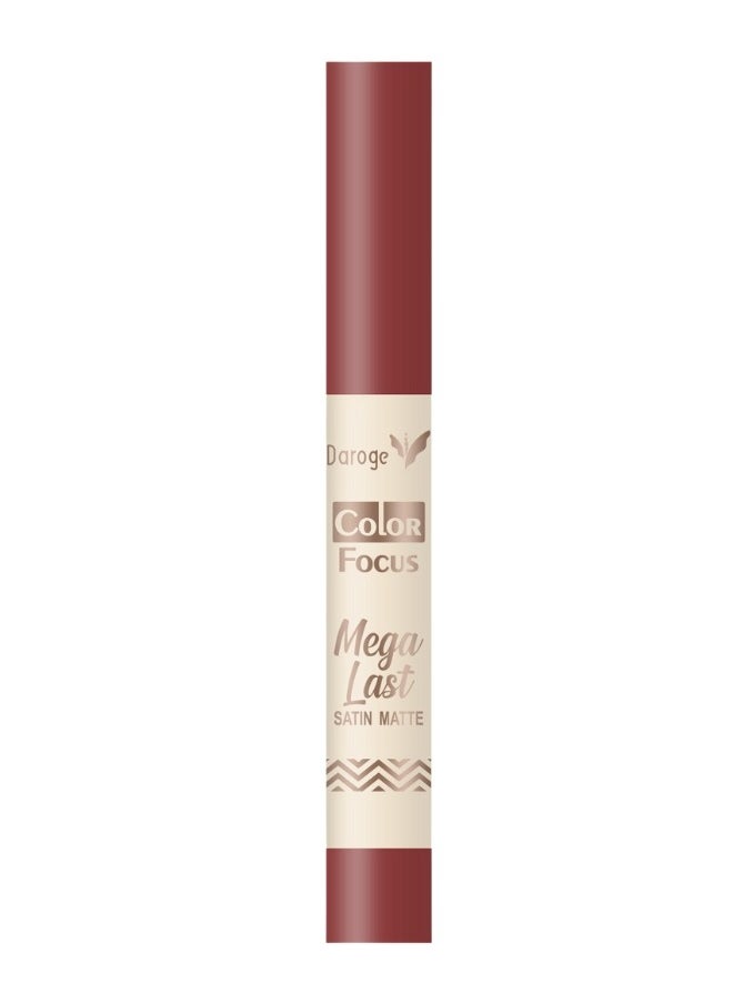 daroge Color Focus Mega Last Satin Matte Nude Lipstick Persian Red  - Image 2