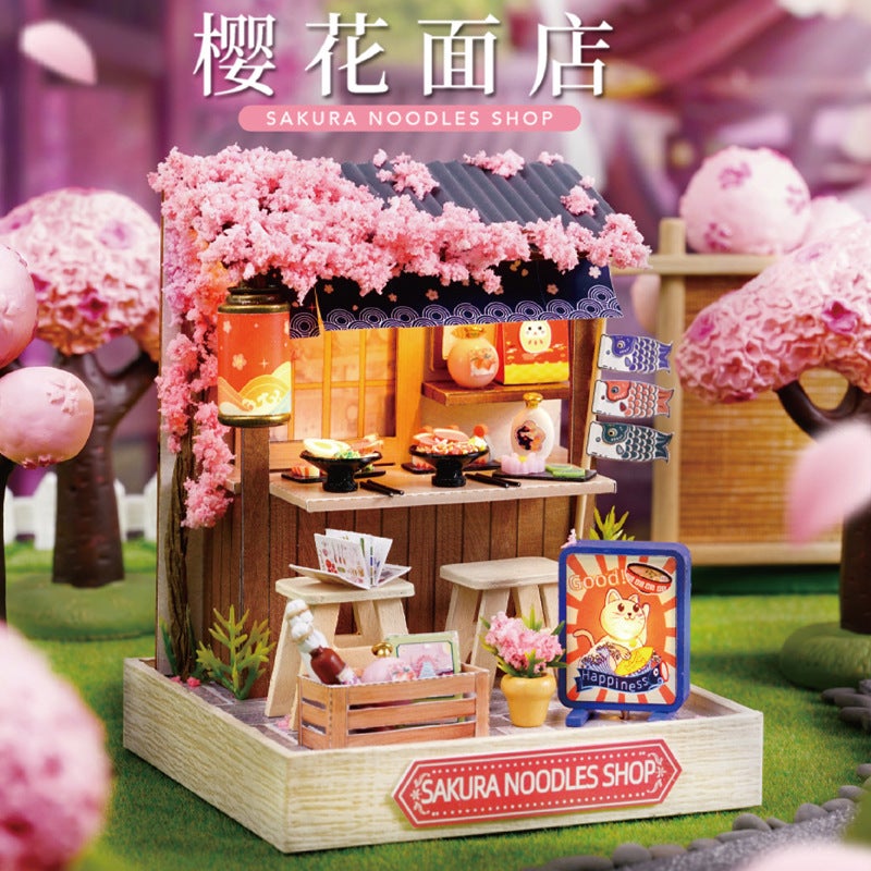 Zhiqu House Diy Cabin New Happy One Pavilion Handmade Assembled Model Toys Small House Creative Birthday Gift - Image 2