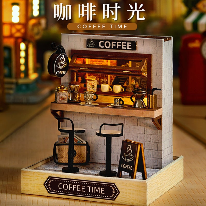 Zhiqu House Diy Cabin New Happy One Pavilion Handmade Assembled Model Toys Small House Creative Birthday Gift - Image 3