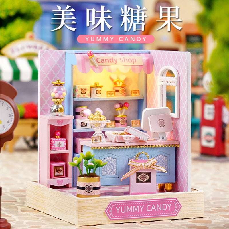 Zhiqu House Diy Cabin New Happy One Pavilion Handmade Assembled Model Toys Small House Creative Birthday Gift - Image 5